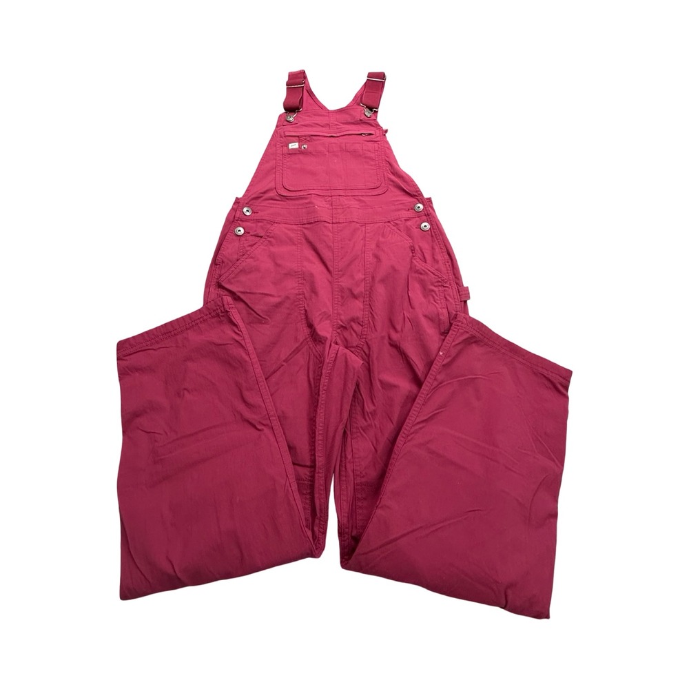 Duluth Overalls Womens XSx29 Red Heirloom Gardening Ripstop Utility Western